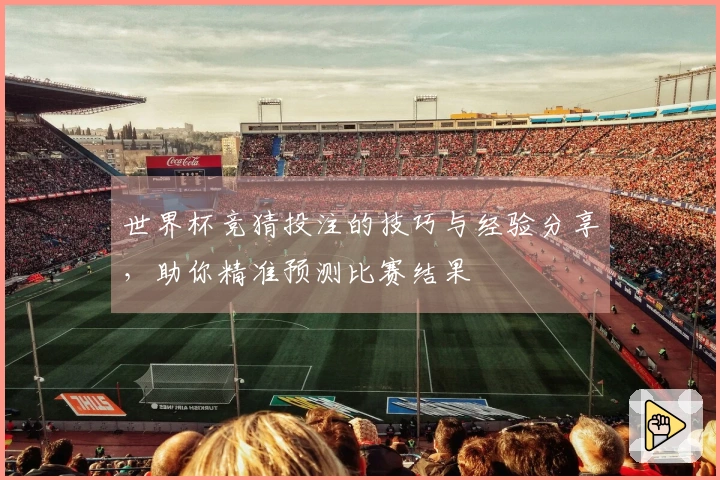 世界杯竞猜投注的技巧与经验分享，助你精准预测比赛结果